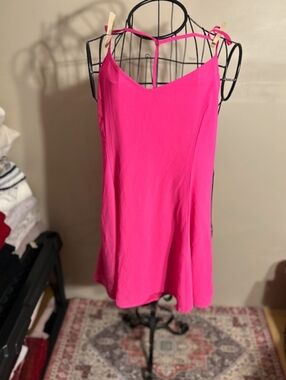 naked zebra size medium womens pink pretty  casual wear dress